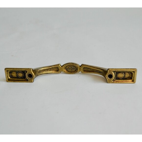 Vintage Brass Drawer Cabinet Pull Handle 3" Centers - Picture 3 of 6